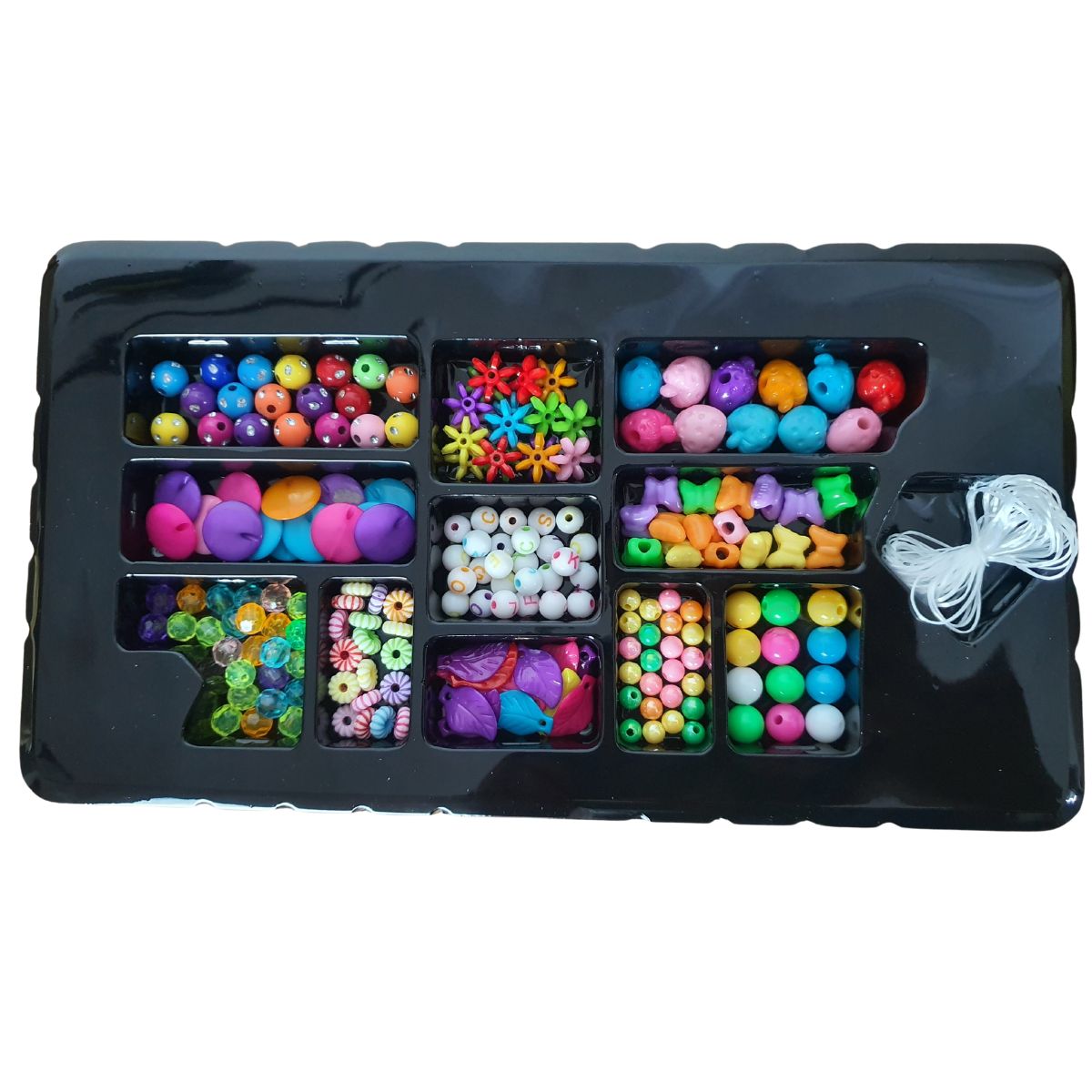Kit Miçangas Infantil Diamond Star 223 Peças - Bbr Toys Kit Miçangas Infantil Diamond Star 223 Peças - Bbr Toys